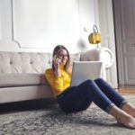 Girl Working From Home